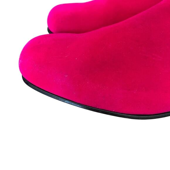 Roger Vivier Pink Pyramide Velvet Chelsea Boots size 36.5 size 6.5 - Picture 8 of 14